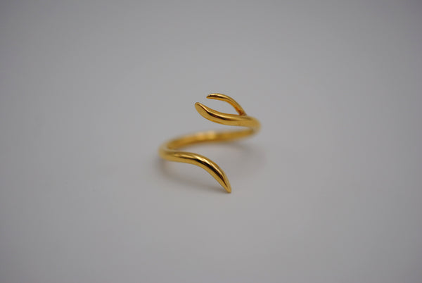 Twig Yellow Gold Roots Ring
