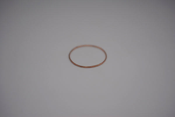 Ultra Thin Rose Gold Stacker Ring