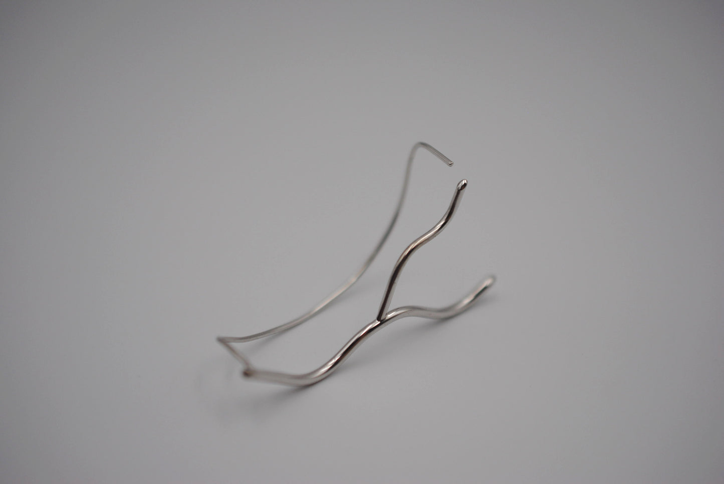 Vine Rhodium Roots Ear Climbers