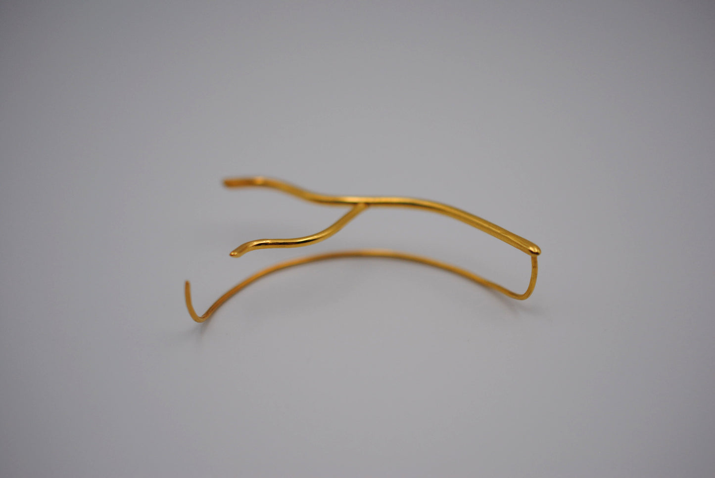 Vine Yellow Gold Roots Ear Climbers